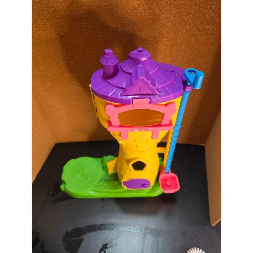 Fisher Price Little People Disney Princess Rapunzel Tower Playset Tangled Toy